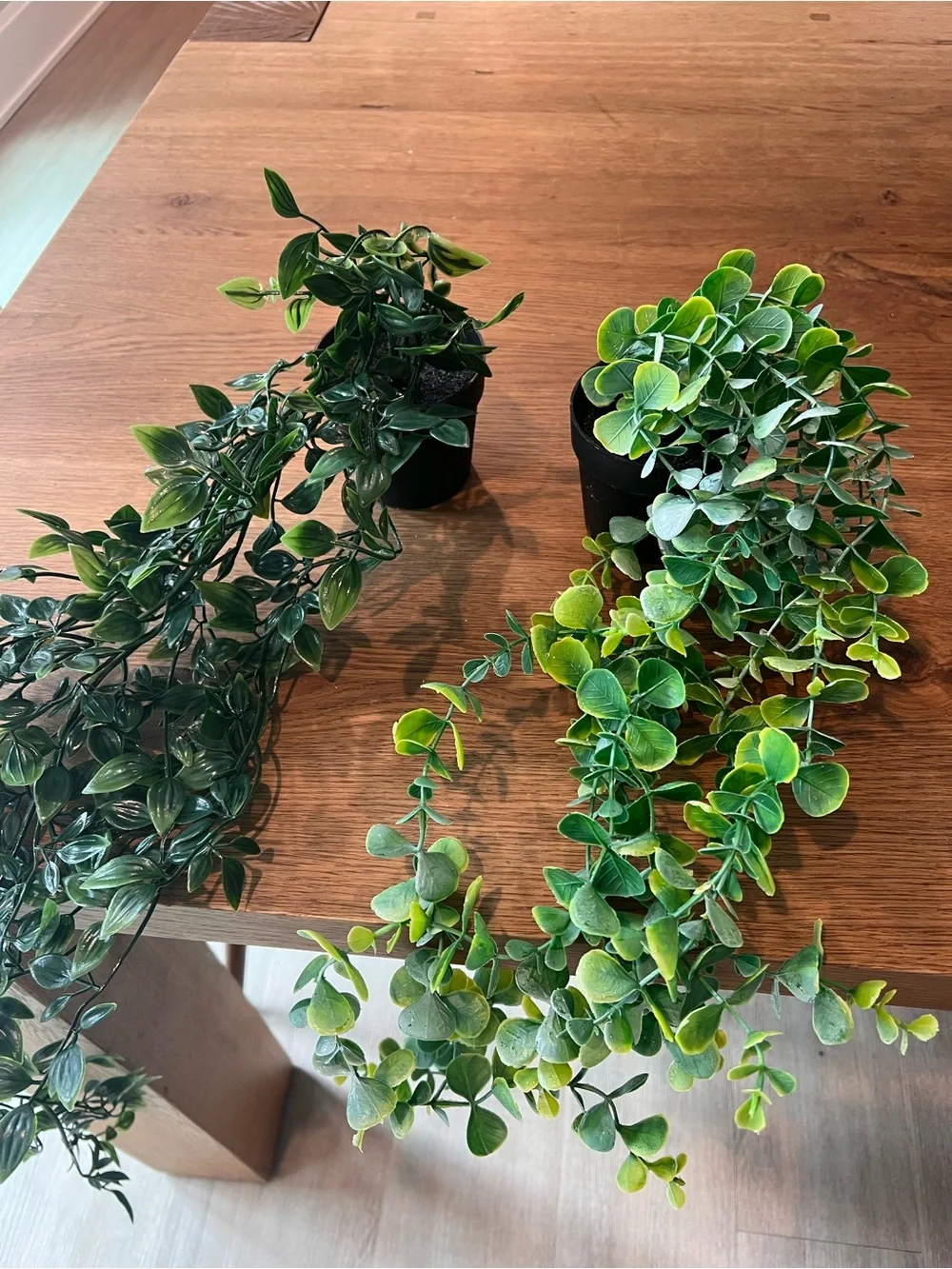 NWT - Artificial Hanging Ivy Vine - Green 2 sets